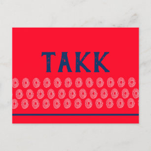 Carte Postale Merci norvégien