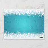 Carte Postale Merci Note Magique Étincelle Turquoise (Dos)