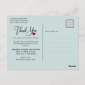 Carte Postale Merci | Nouvelle photo bébé (Dos)