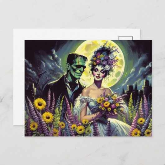 Carte Postale Merci nuptial (Devant / Derrière)