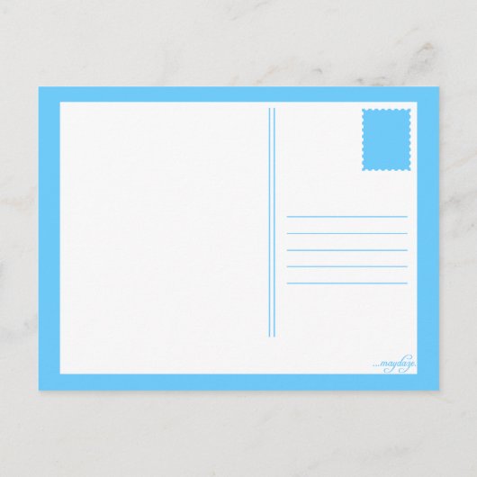 Carte Postale MERCI oddrex dent (Dos)