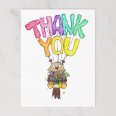 Carte postale MERCI OWL par Nicole Janes