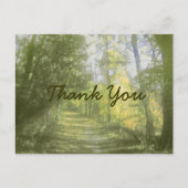 Carte Postale Merci pacifique du chemin forestier (Devant)