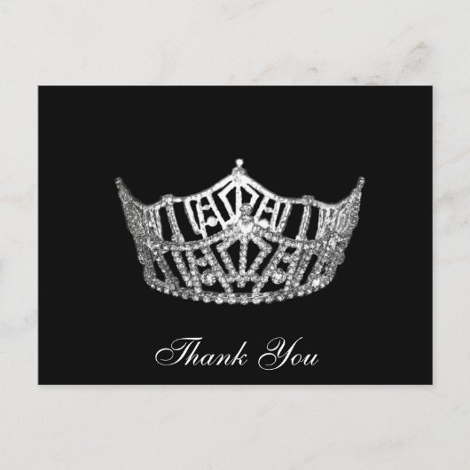 Carte postale Merci Pageant Crown (Devant)