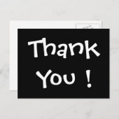 Carte Postale Merci ! par SRF (Devant / Derrière)