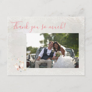 Carte postale Merci Pastel Butterflies