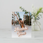 Carte postale Merci Peachy Graduation (Debout devant)