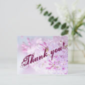 Carte Postale Merci personnalisable (Debout devant)