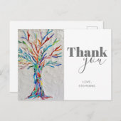 Carte postale Merci personnalisée (Devant / Derrière)