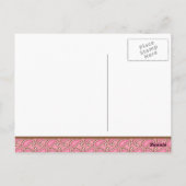 Carte postale Merci petite fille (Dos)