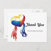 Carte postale Merci Philippine Parol Personnaliser (Devant / Derrière)