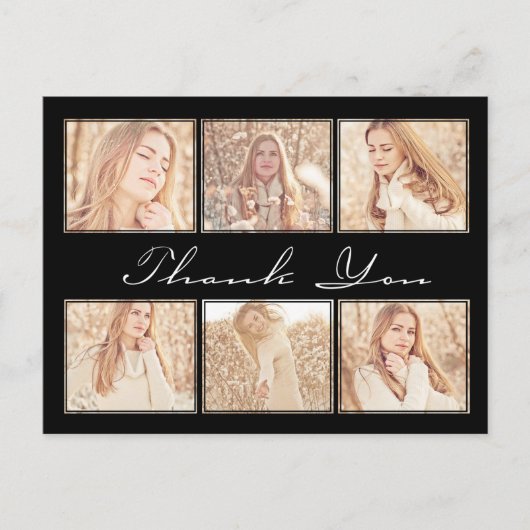 Carte postale Merci photo (Devant)