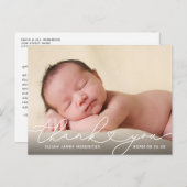 Carte postale Merci Photo Baby Faire-part (Devant / Derrière)