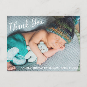 Carte Postale Merci   Photo bébé moderne