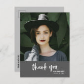 Carte postale Merci photo de diplôme (Devant / Derrière)