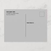 Carte postale Merci photo de diplôme (Dos)