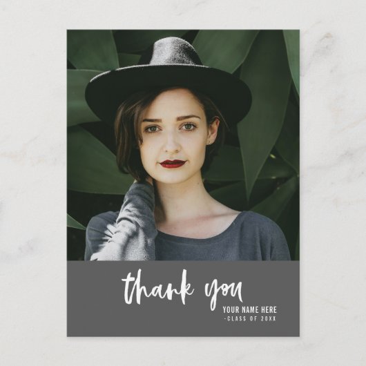 Carte postale Merci photo de diplôme (Devant)