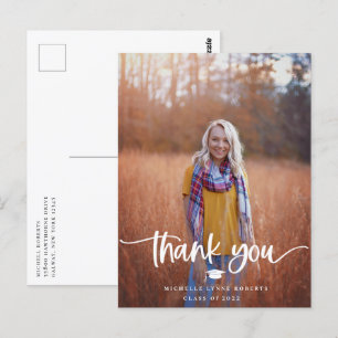 Carte Postale Merci photo de diplôme