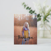 Carte postale Merci photo de diplôme (Debout devant)