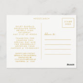 Carte postale Merci photo du cadre de de diplôme (Dos)