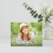 Carte Postale Merci photo du diplômé (Debout devant)