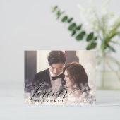 Carte Postale Merci photo Mariage de Bokeh Flare (Debout devant)