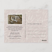 Carte Postale Merci photo Mariage de Bokeh Flare (Dos)