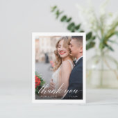Carte Postale Merci photo Mariage de Calligraphie (Debout devant)