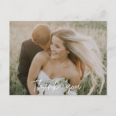 Carte Postale Merci photo Mariage de la Bridesmais (Devant)