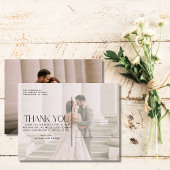 Carte Postale Merci photo Mariage minimaliste