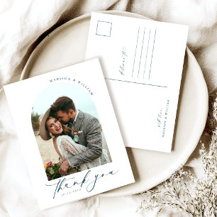 Carte Postale Merci photo Mariage simple