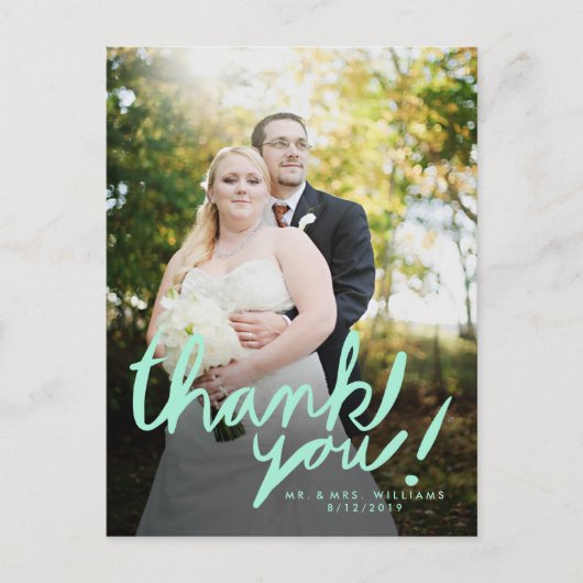 Carte Postale Merci photo Mint (Devant)