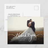 Carte Postale Merci photo moderne à la main pour les nouveaux ma (Devant / Derrière)