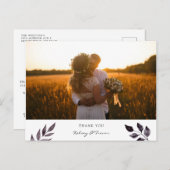 Carte postale Merci photo Mood Watercolor (Devant / Derrière)