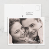 Carte Postale Merci photo simple (Devant / Derrière)