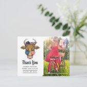 Carte Postale MERCI photo sur le thème USA (Debout devant)