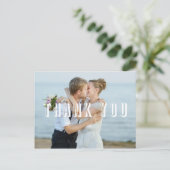 Carte Postale Merci Photocard (Debout devant)