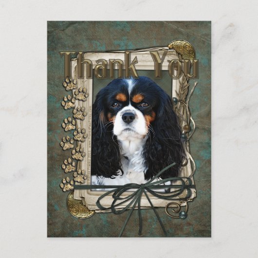 Carte Postale Merci - Poches de pierre - Cavalier (Devant)