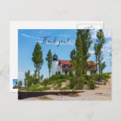 Carte postale Merci Point Betsie Lighthouse (Devant / Derrière)