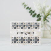 Carte Postale Merci - Portugais (Debout devant)