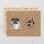 Carte postale Merci pour animaux de compagnie (Devant / Derrière)