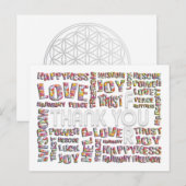 Carte Postale Merci Pour ... Cœurs (Devant / Derrière)