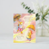 Carte Postale Merci pour être mon ami (Debout devant)