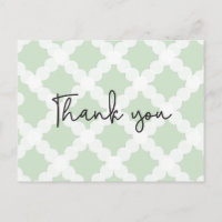 Merci pour la baby shower thème simple vert