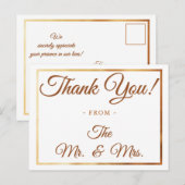 Carte Postale Merci pour l'anniversaire du Mariage de Merci crèm (Devant / Derrière)