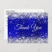 Carte Postale Merci pour le 21e anniversaire de la feuille de bl (Devant / Derrière)