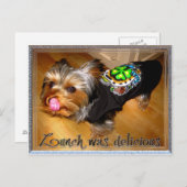 Carte Postale Merci pour le déjeuner (Devant / Derrière)