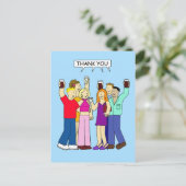 Carte Postale Merci pour le Grand Parti (Debout devant)