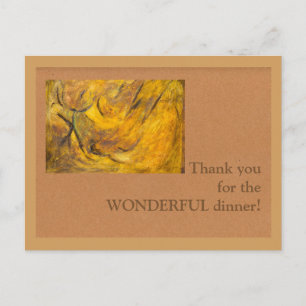 Carte Postale Merci pour le merveilleux dîner !