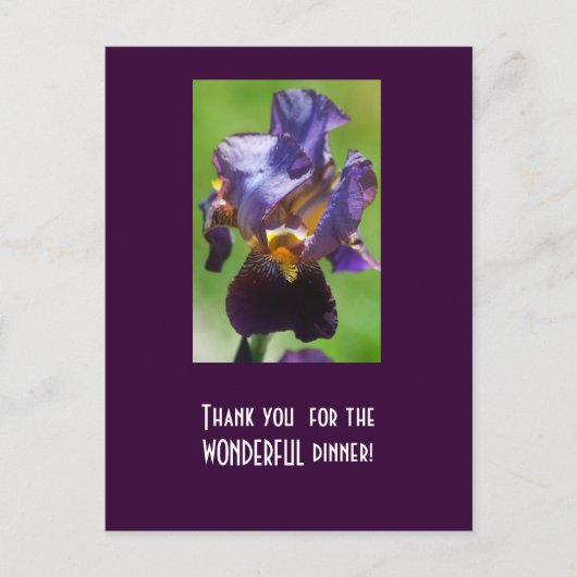 Carte Postale Merci pour le merveilleux dîner ! (Devant)